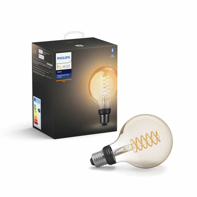 Ampoule sphérique Philips hue White Ambiance Filament à intensité lumineuse  variable or G93 E27/7W(40W) 550 lm 2200- 6500 K - Compatible avec SMART  HOME by hornbach - HORNBACH