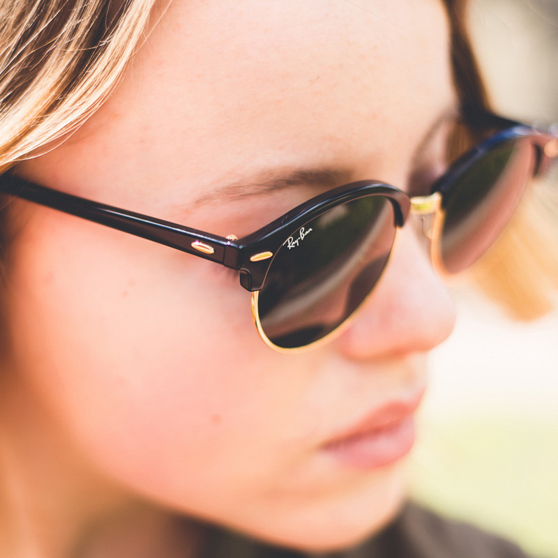 Sunglasses Clubmaster Classic Black Ray Ban 22739 SAS EuroBonus Shop