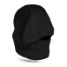 Neck pillow with hood Pitch Black