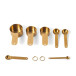 Frost Measuring set 7 parts Brass
