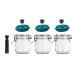 Vacuum sealer with 3 jars 1 L