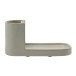 Brush & Soap Holder Datura Shellish Grey