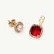 Colette Earrings Scarlet
