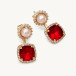 Colette Earrings Scarlet