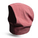 Neck pillow with hood Red Rust