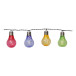 Solar String Lights Glow Multi 10 Bulbs