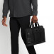 Alpha Bravo Academy Briefcase Black
