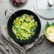 Serving pan with lid