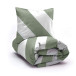Bedding Set 4-piece Jolie Green Stripe