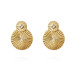 Mini Odessa Earring Gold Crystal