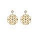 Andrea Earring Gold Crystal