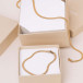 Necklace Thin snake gold