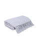 Jolie Cashmere Blend Throw - Light Grey