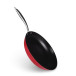Yokama Cast Iron Frying Pan - Red