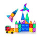 Diamond magnetic building set with car 63 pieces