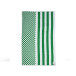 2-pack towels Rio 30x50 cm green/white