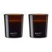 Scented candles 2-pack Dark Wood