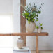 Vase H 20 cm ripple white
