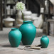 Vase H 27 cm verdigris green