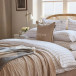 Icons checkered pillowcase in percale 50x60 cm