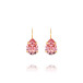 Earrings Mini Drop Clasp Gold Light Rose