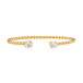Bracelet Mini Twisted Gold Crystal
