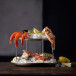 Seafood platter with stand 3 pieces