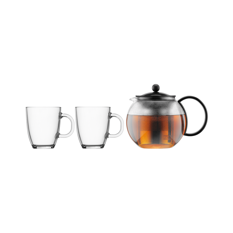 Assam Teapot Set, 2 Cups