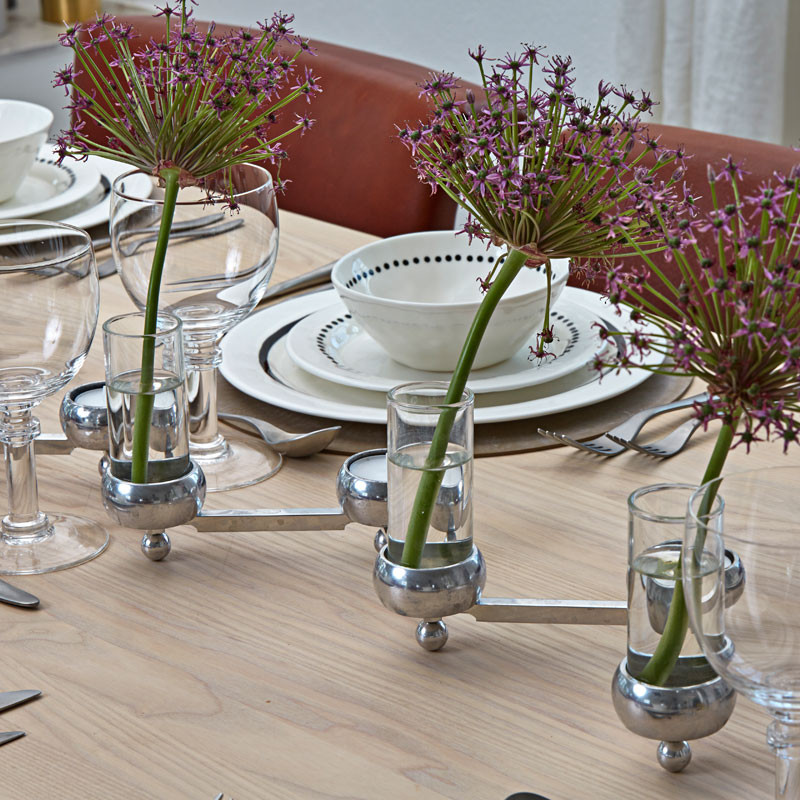Constella candleholder 10 candles aluminum
