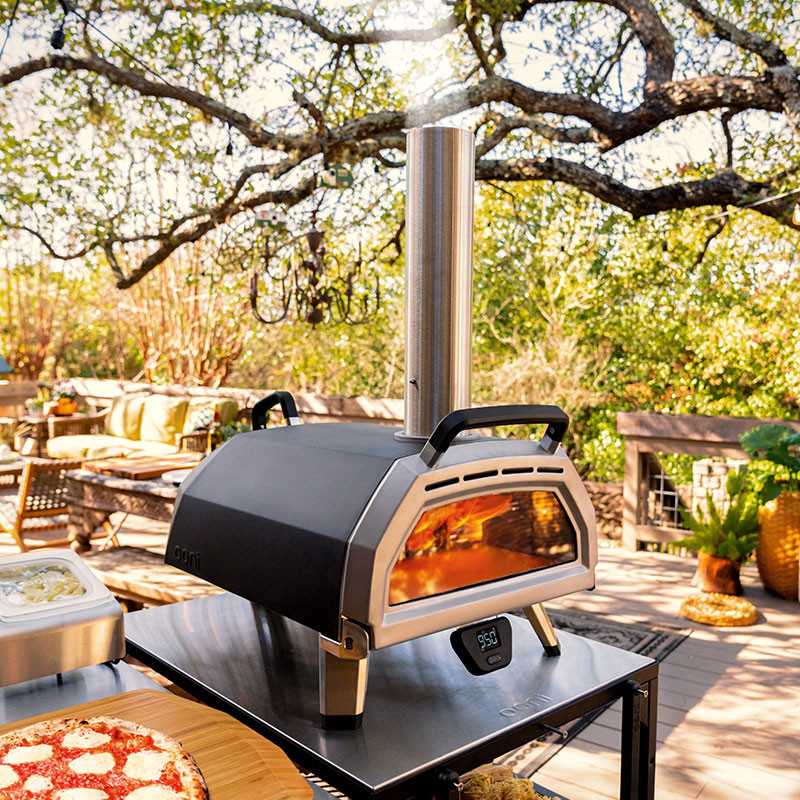 Ooni Karu 12 Multi-Fuel Outdoor Pizza Oven – Portable Wood Fired and Gas  Pizza Oven – Outdoor Cooking Pizza Maker - Pizza Oven For Authentic Stone