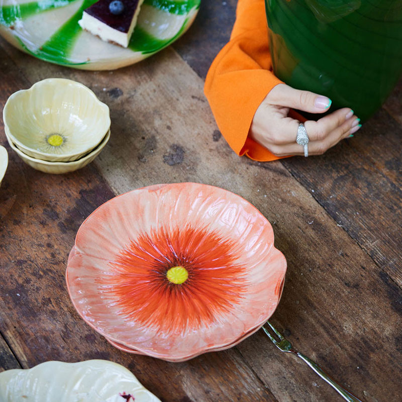 Plate Poppy Red 4 pcs