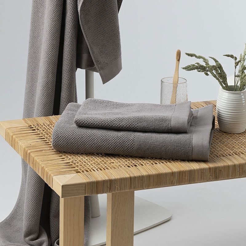 Bath Towel Enzo Terry Cloth 90x150 cm Gray