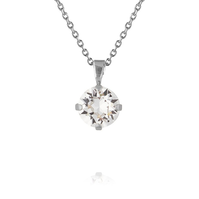 Necklace Classic Petite Rodium Crystal