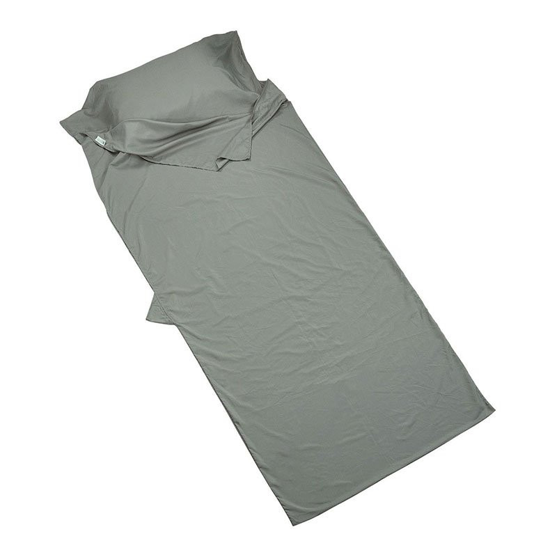 Travel Sheet 90x220 cm Grey
