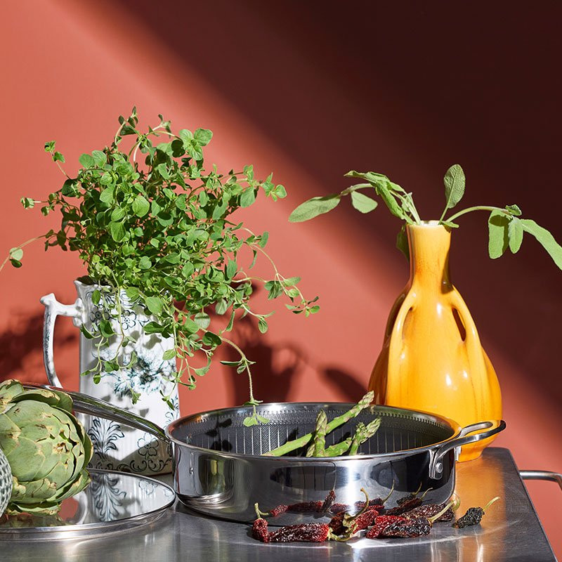 Traktör Pan Nonstick with Glass Lid