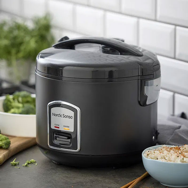Rice cooker 1,8 liter Black