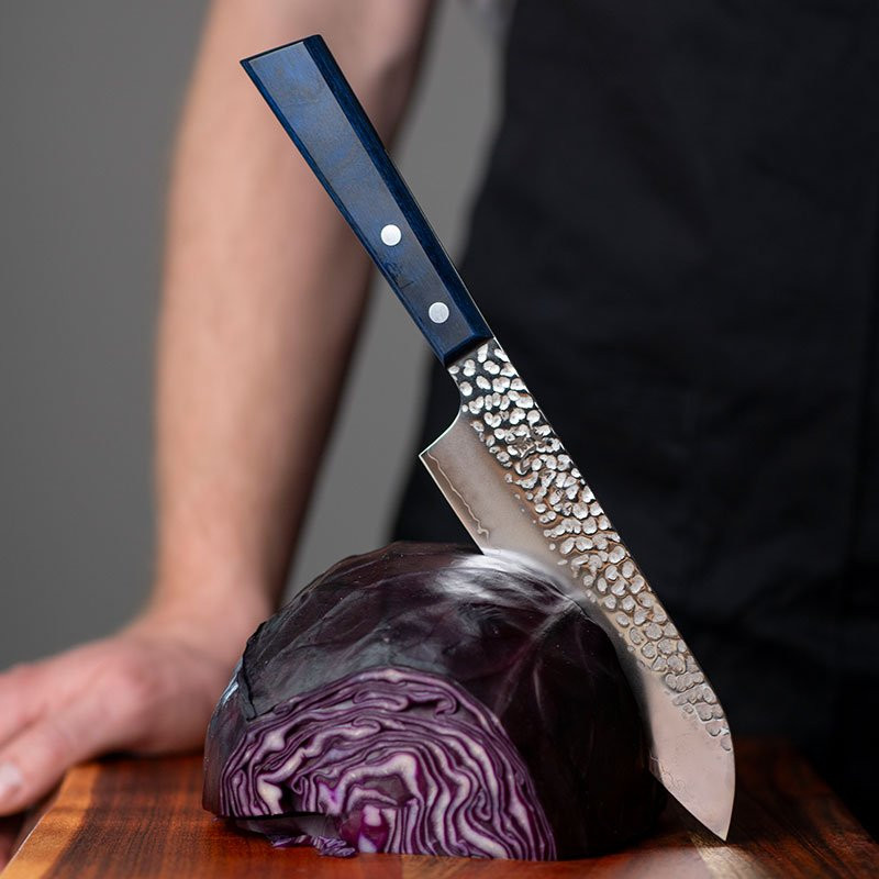 Santoku Knife 16.5 cm (Blue Breeze)