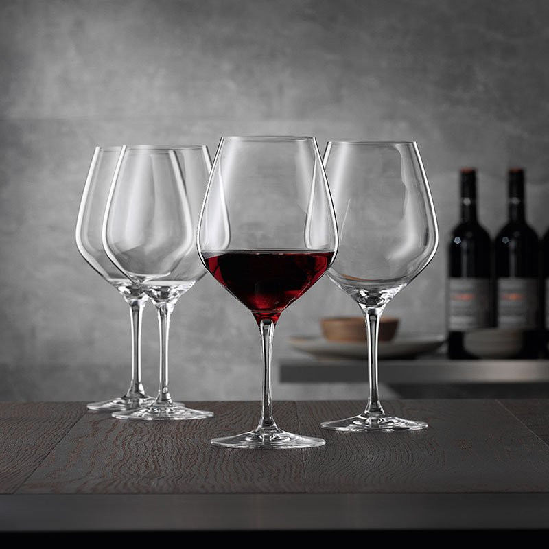 Authentis Burgundy Glass 70 cl 4-pack