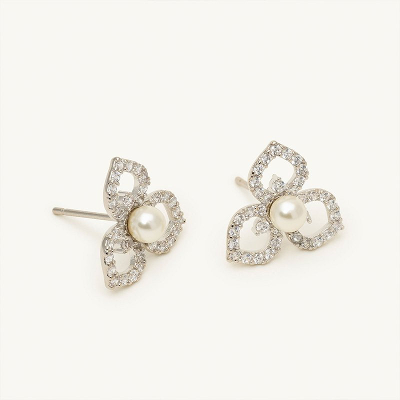Earrings Elise Ivory Pearl