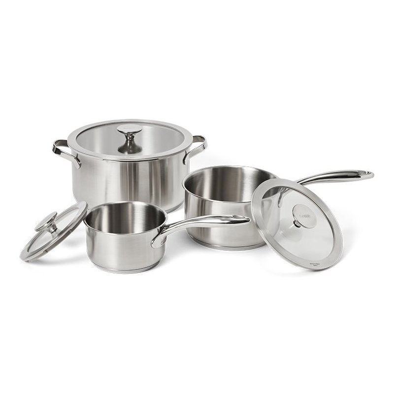 3-piece set pot and saucepans, Mathias Dahlgren