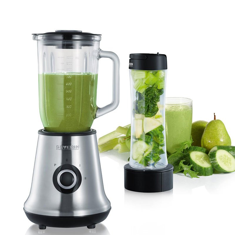 Blender with glass jug 1 liter + Mix & Go