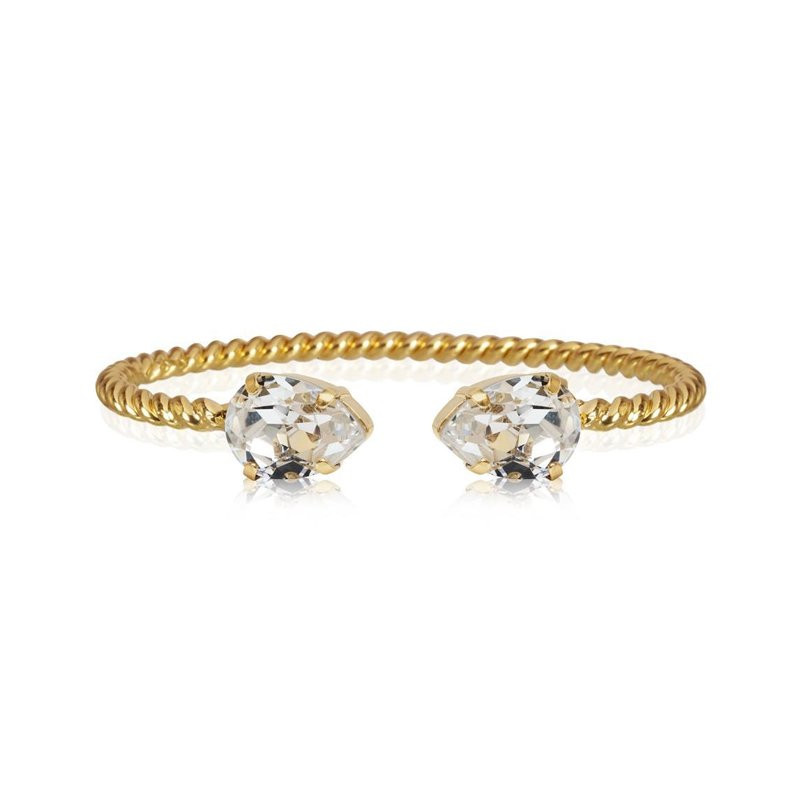Bracelet Mini drop Gold Crystal