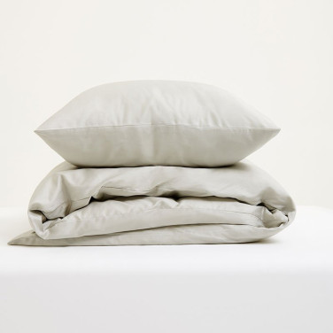 Bedding Set Arkipelag Blank Single Greige 150x210 cm