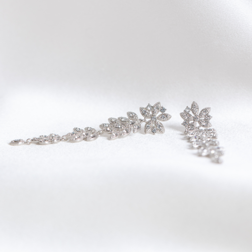 Petite Laurel Earrings Crystal