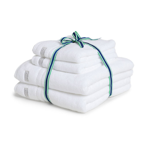 Organic Premium Towel Set 4 pcs White