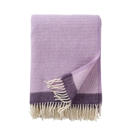 Wool blanket Harald Purple