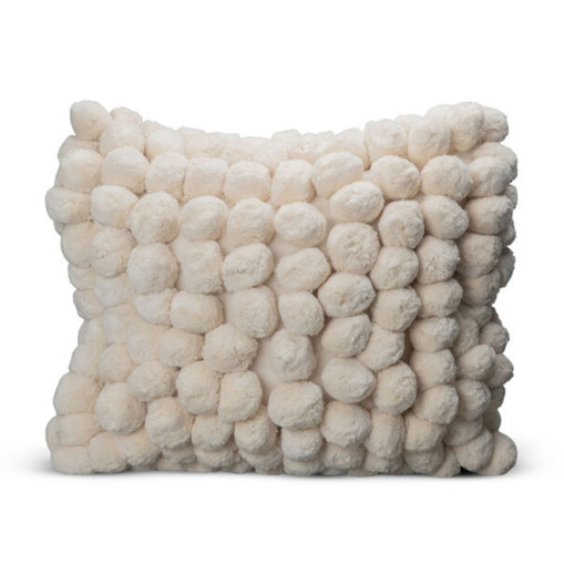 Pillow Pom Pom Off White