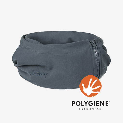 Polygiene Neck Pillow with hood Blue Lagoon