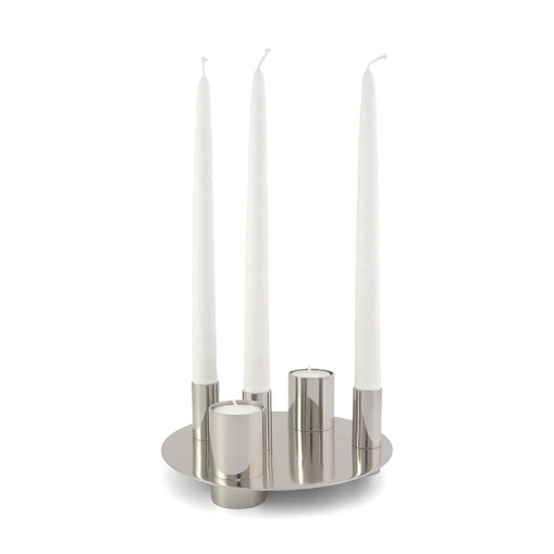 Awa Vase/Candleholder Nickel