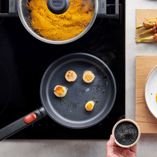 ECO Logic QXR Frying Pan 28 cm removable handle, Woll 47944 SAS